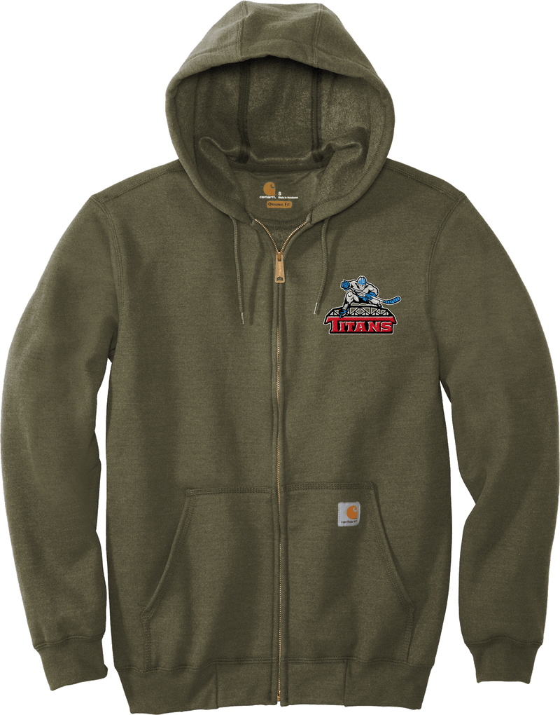 NJ Titans Carhartt Midweight Hooded Zip-Front Sweatshirt