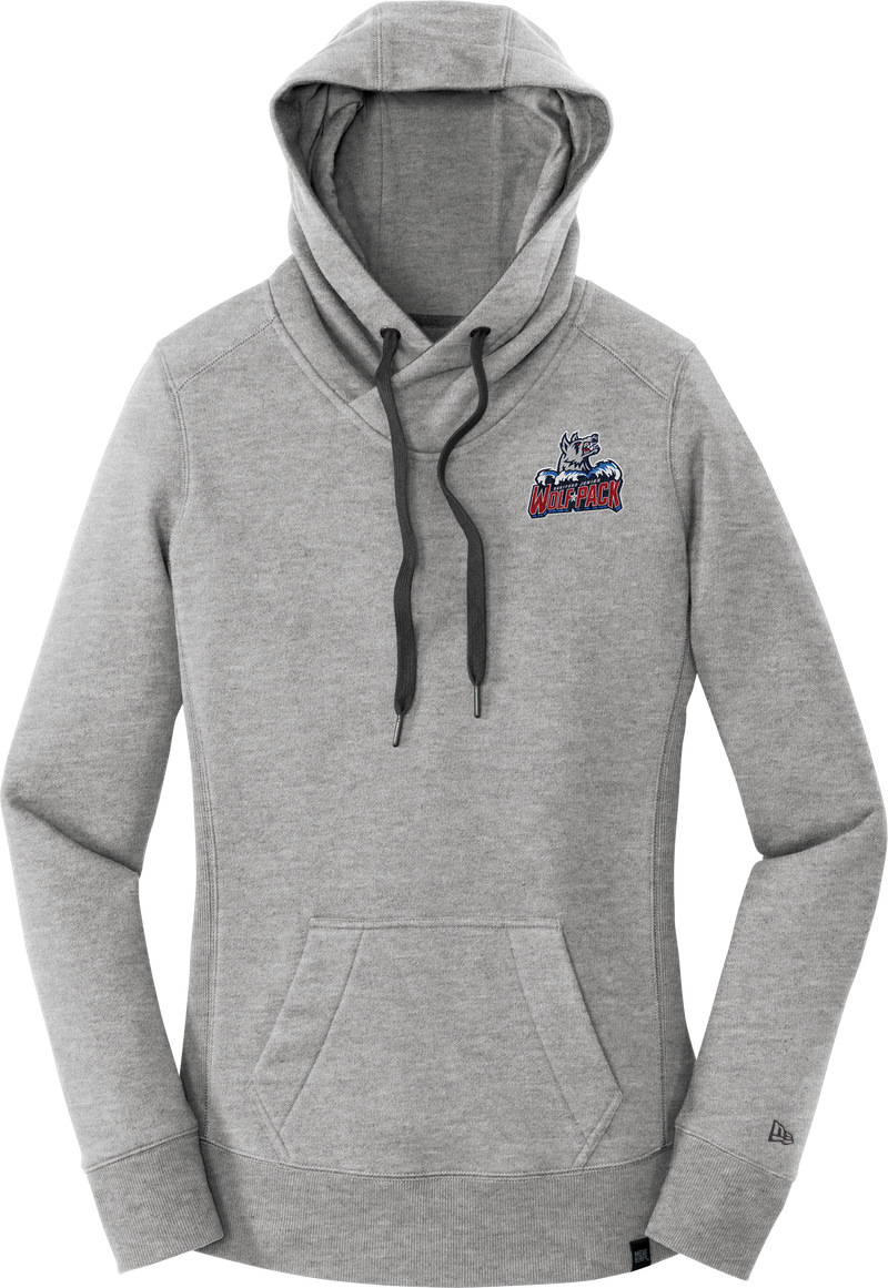 Hartford Jr. Wolfpack New Era Ladies French Terry Pullover Hoodie