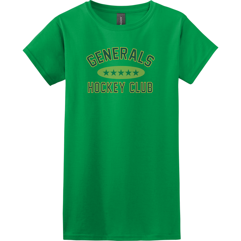 Red Bank Generals Softstyle Ladies' T-Shirt