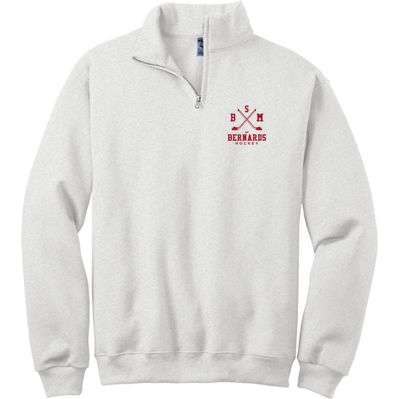 BSM Bernards NuBlend 1/4-Zip Cadet Collar Sweatshirt