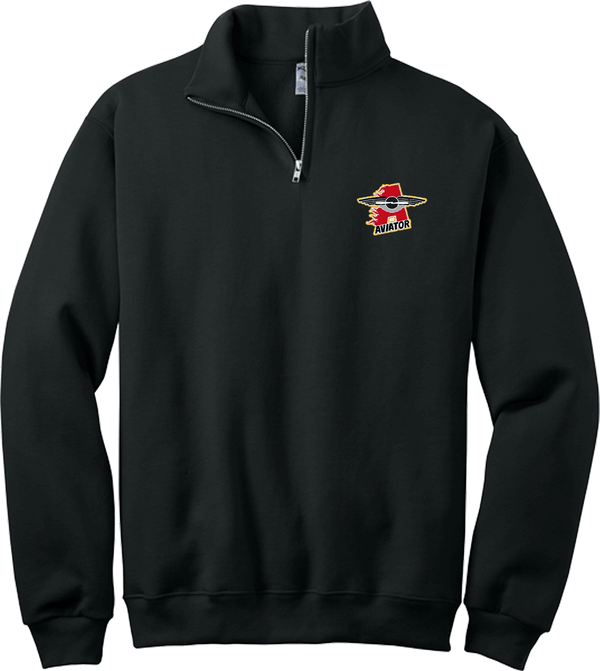 NY Aviators NuBlend 1/4-Zip Cadet Collar Sweatshirt