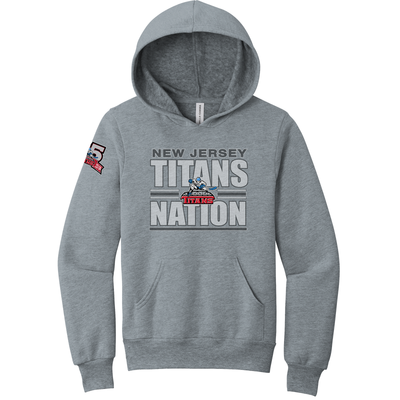 NJ Titans Youth Sponge Fleece Pullover Hoodie