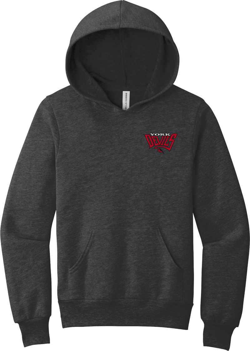 York Devils Youth Sponge Fleece Pullover Hoodie