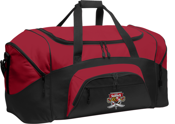 SOMD Lady Sabres Standard Colorblock Sport Duffel