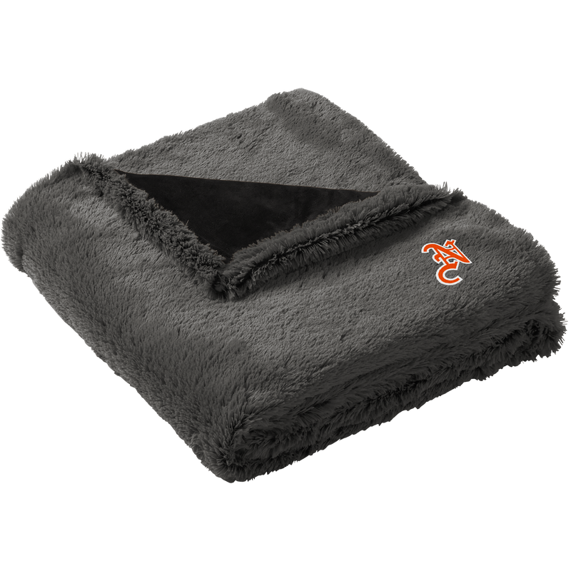 Midd North Hockey Faux Fur Blanket