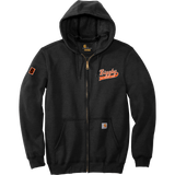 Biggby Coffee AAA Carhartt Midweight Hooded Zip-Front Sweatshirt