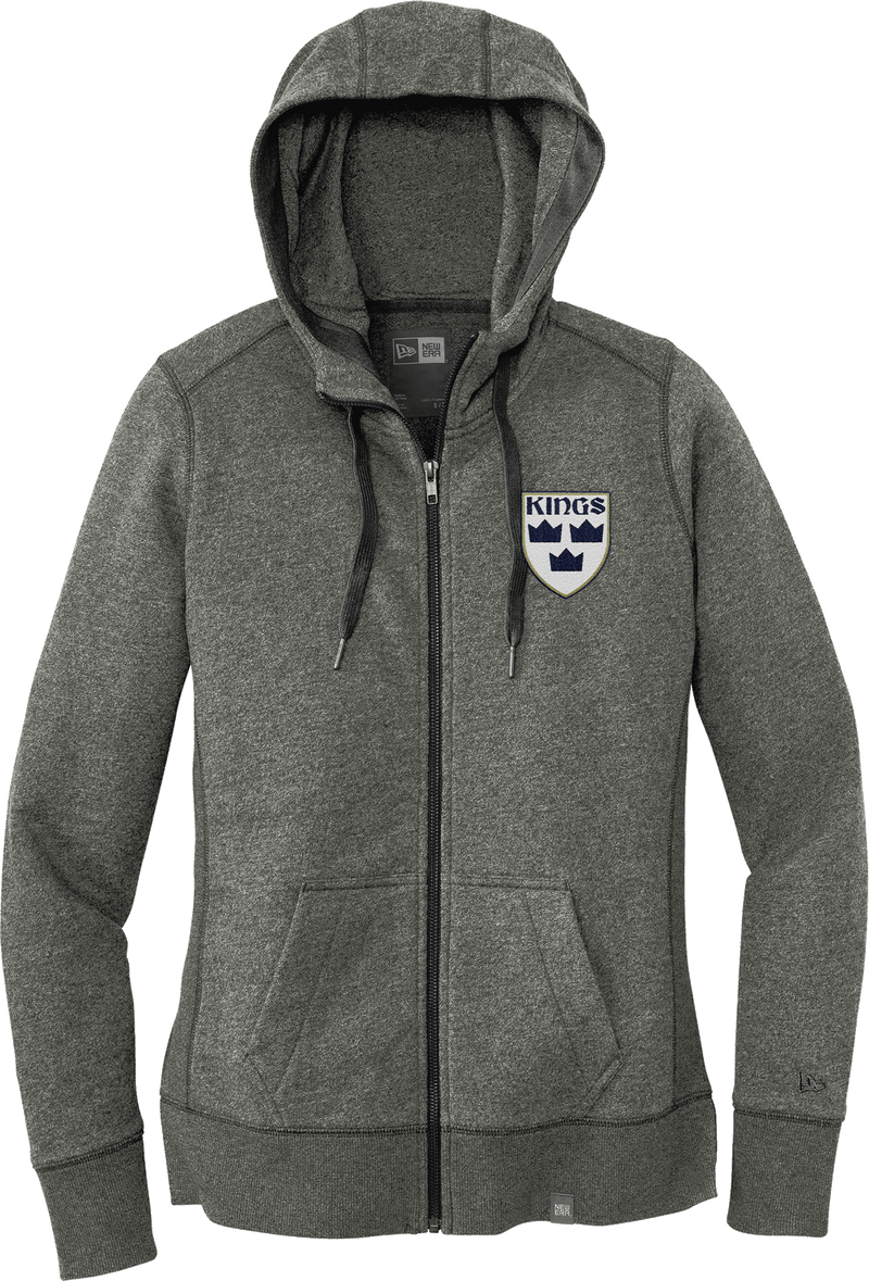 North Jersey Kings New Era Ladies French Terry Full-Zip Hoodie