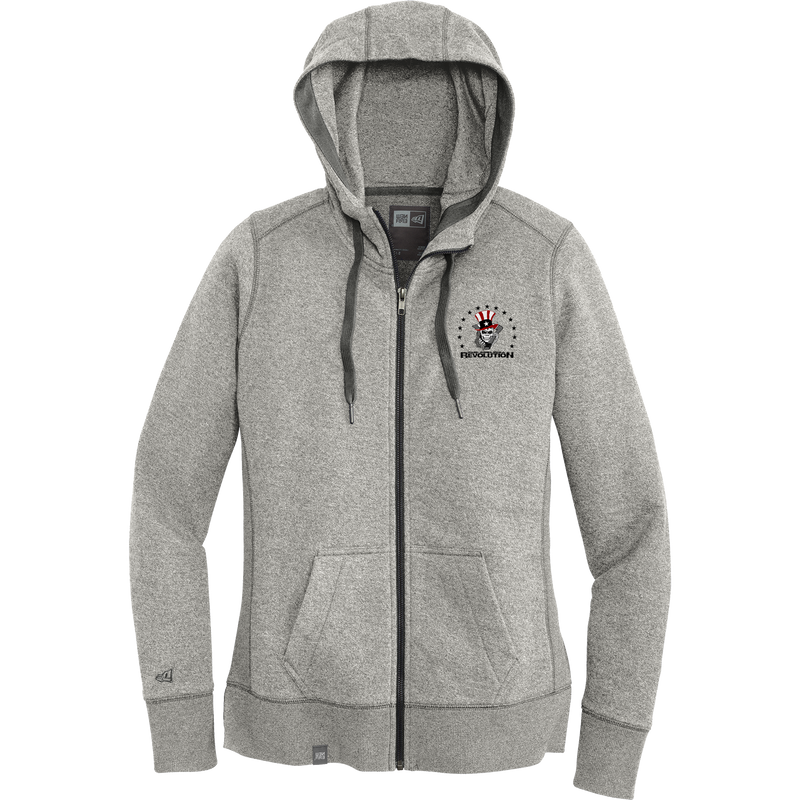 Phila Revolution New Era Ladies French Terry Full-Zip Hoodie