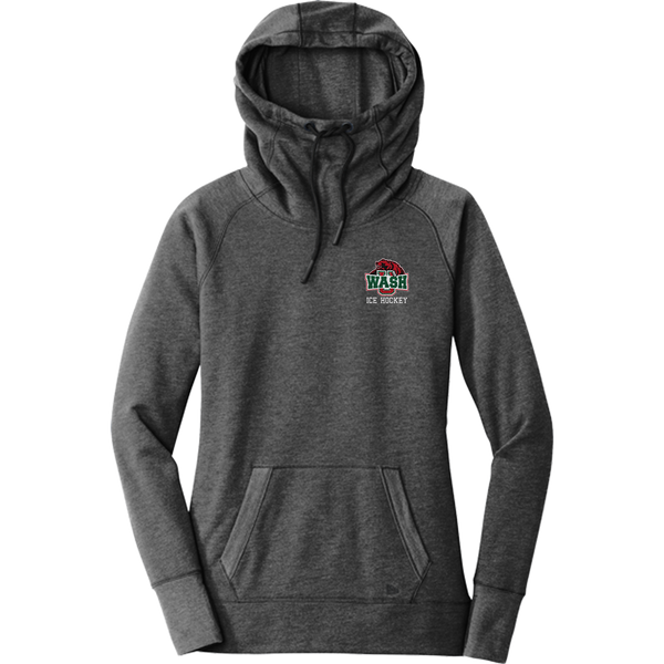 Wash U New Era Ladies Tri-Blend Fleece Pullover Hoodie