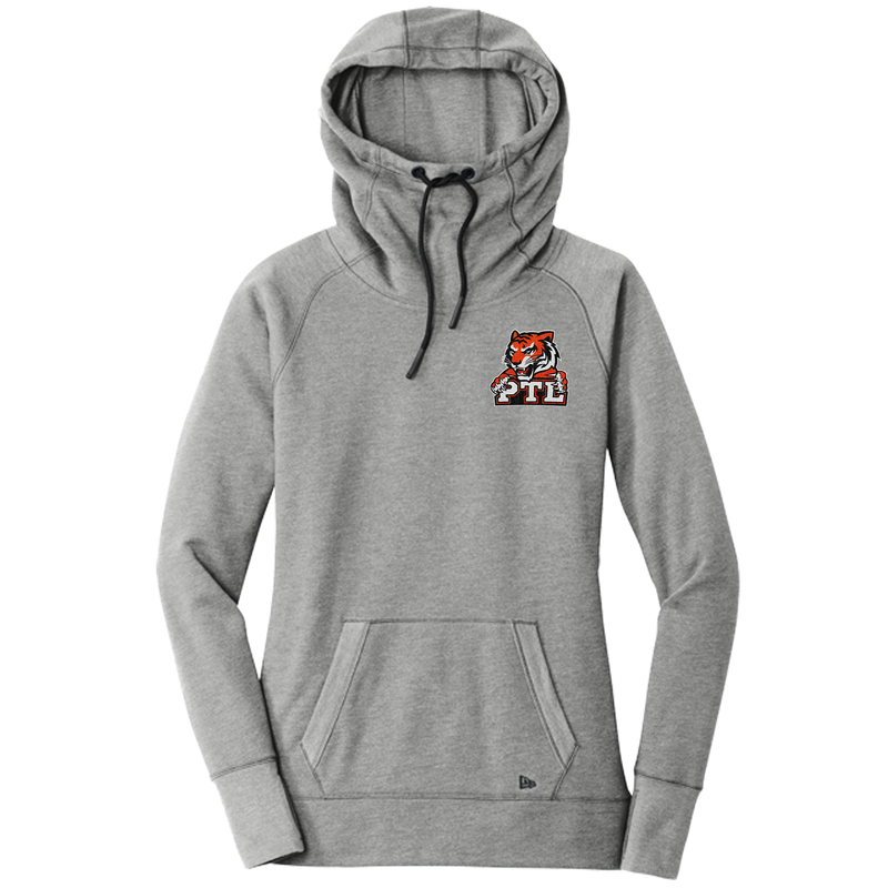 Princeton Tiger Lilies New Era Ladies Tri-Blend Fleece Pullover Hoodie