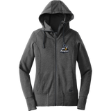 Mon Valley Thunder New Era Ladies Tri-Blend Fleece Full-Zip Hoodie