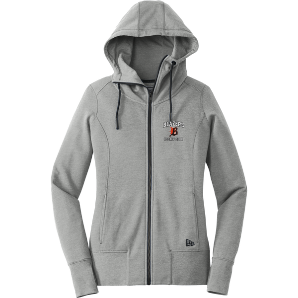 Philadelphia Blazers New Era Ladies Tri-Blend Fleece Full-Zip Hoodie