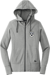 North Jersey Kings New Era Ladies Tri-Blend Fleece Full-Zip Hoodie