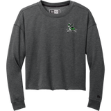 Atlanta Madhatters New Era Ladies Tri-Blend Fleece Crop Crew