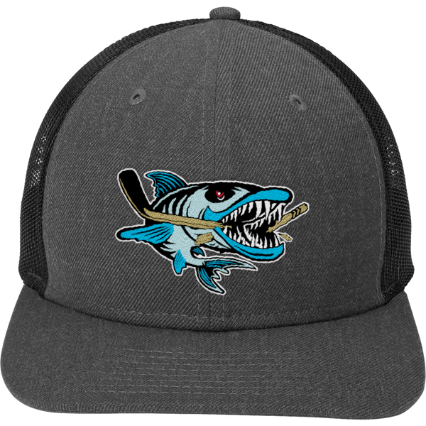 Boca Barracudas New Era Snapback Low Profile Trucker Cap