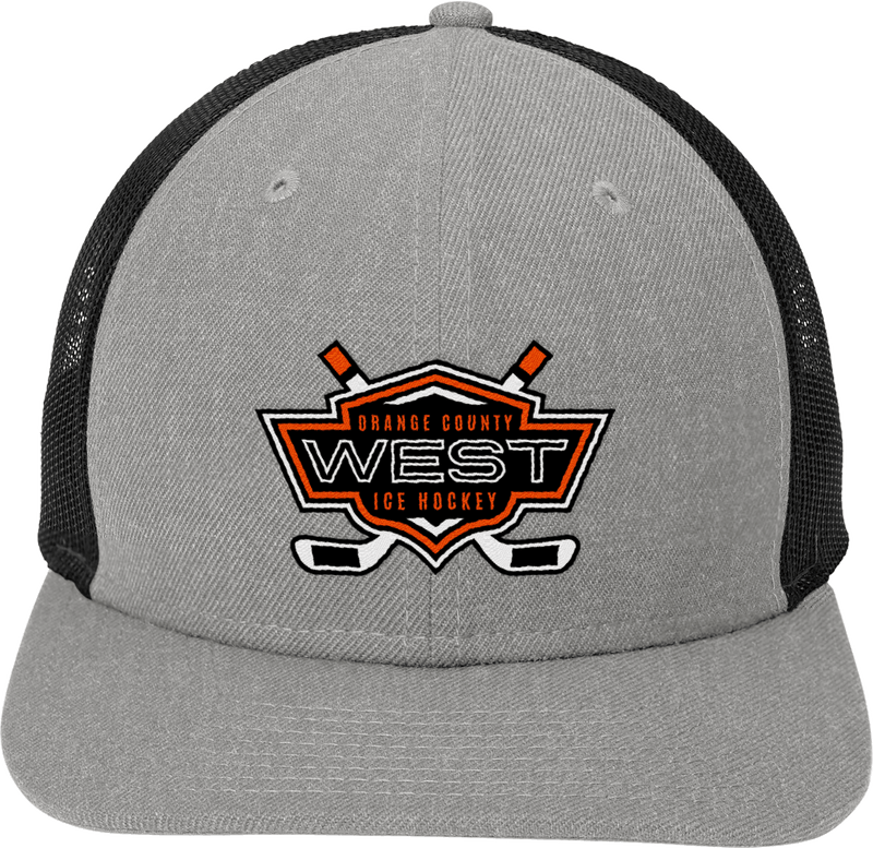 Orange County West New Era Snapback Low Profile Trucker Cap