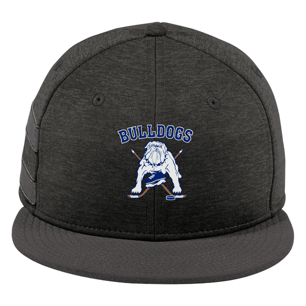 Chicago Bulldogs New Era Shadow Heather Striped Flat Bill Snapback Cap