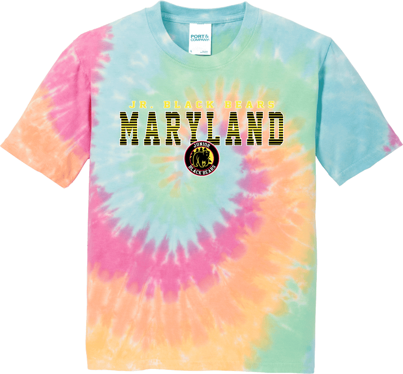 MD Jr. Black Bears Youth Tie-Dye Tee