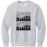 McGinn Youth "Groovy" Fleece Crewneck Sweatshirt