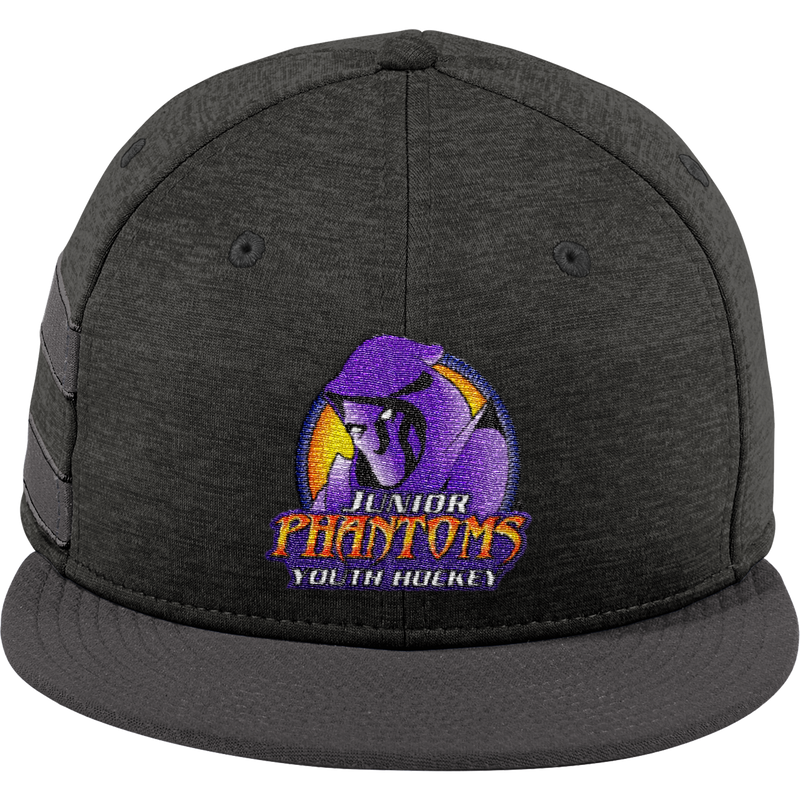 Jr. Phantoms New Era Shadow Heather Striped Flat Bill Snapback Cap