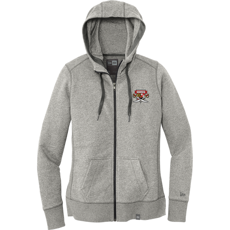 SOMD Sabres New Era Ladies French Terry Full-Zip Hoodie