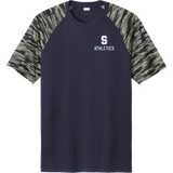 Midd South Athletics Drift Camo Colorblock Tee