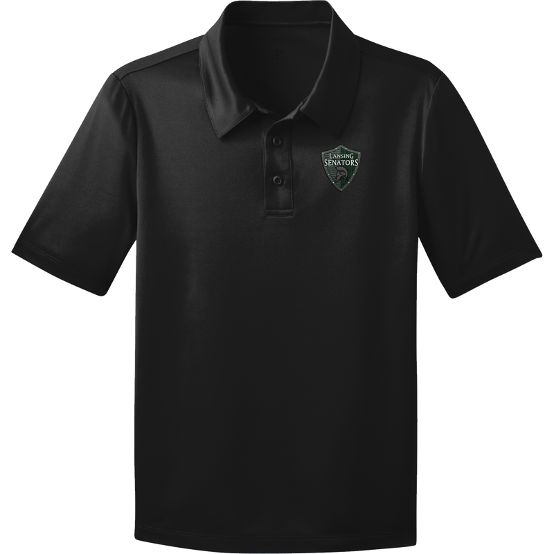 Lansing Senators Youth Silk Touch Performance Polo