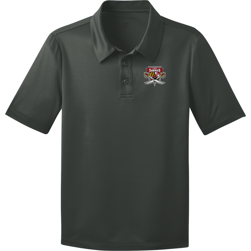 SOMD Lady Sabres Youth Silk Touch Performance Polo