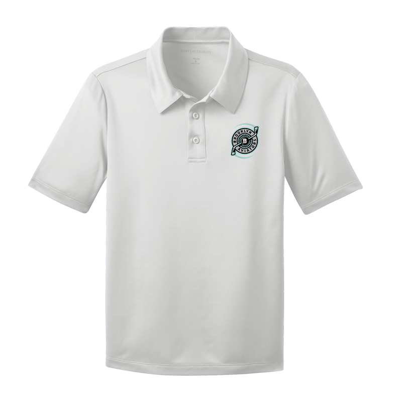 Brooklyn Aviators Youth Silk Touch Performance Polo