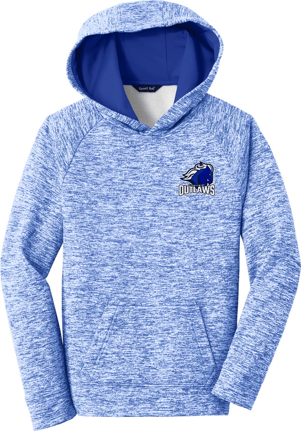 Brandywine Outlaws Youth PosiCharge Electric Heather Fleece Hooded Pullover