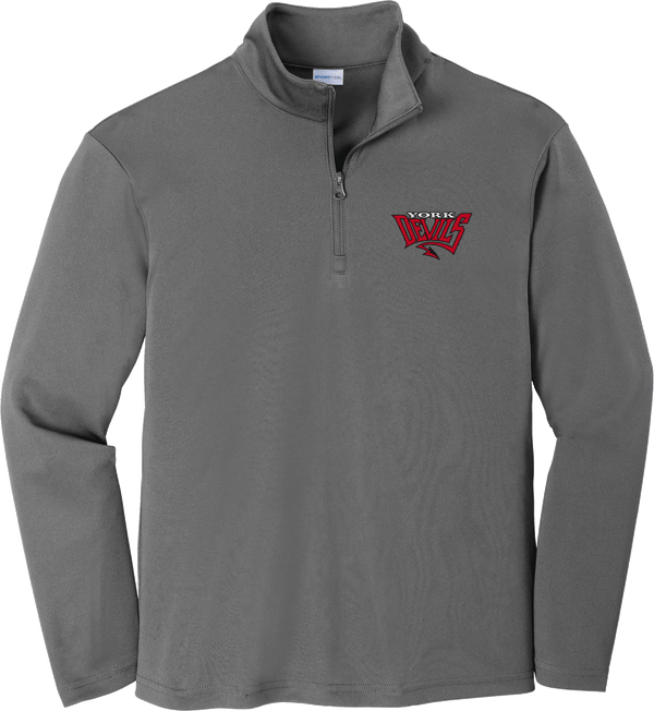 York Devils Youth PosiCharge Competitor 1/4-Zip Pullover