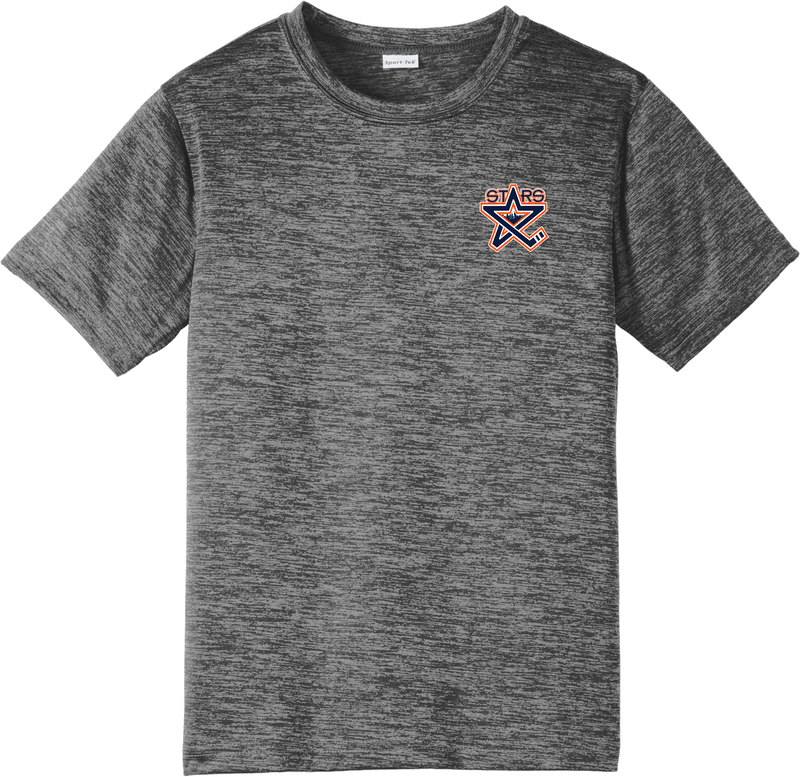 NY Stars Youth PosiCharge Electric Heather Tee