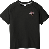 Mercer Chiefs Youth PosiCharge  Tri-Blend Wicking Raglan Tee