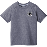 Philadelphia Flyers Elite Youth PosiCharge  Tri-Blend Wicking Raglan Tee