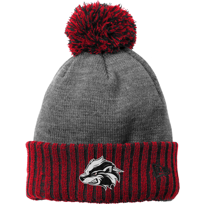 Allegheny Badgers New Era Colorblock Cuffed Beanie