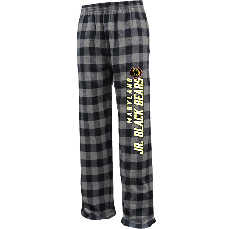 MD Jr. Black Bears Youth Flannel Pant